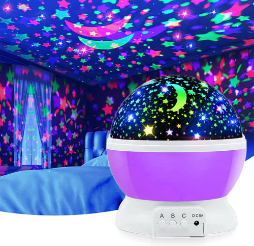 LED Star Master Rotating Night Light Projector Spin Starry Sky Star Master Children Kids Baby Sleep Romantic Led USB Lamp Projection Night Lighting Projector