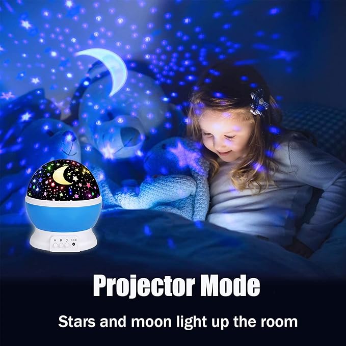 LED Star Master Rotating Night Light Projector Spin Starry Sky Star Master Children Kids Baby Sleep Romantic Led USB Lamp Projection Night Lighting Projector