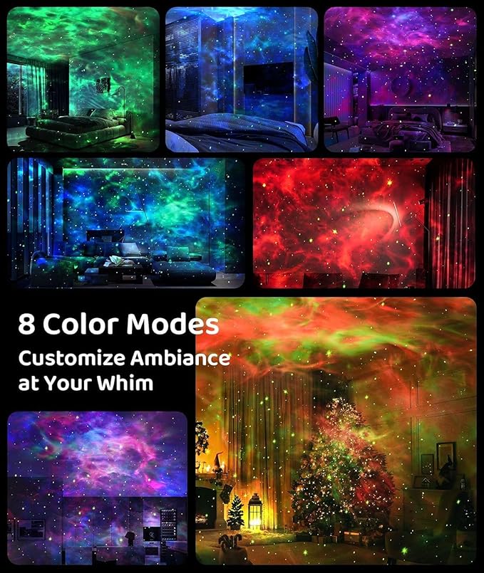 Astronaut Galaxy Projector Night Light – LED Star Nebula Light with Remote & Timer for Bedroom, Kids, Adults, Party & Room Decor